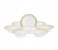 Rosymomen 2374 4-inch Plastic Bowl Set - 10 Pieces, Gold 3 in UAE