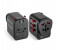 Promate Tripmate-PD18 Universal Travel Worldwide AC Wall Outlet Adapter - Black 1 in UAE