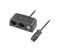 Promate CMS-5 2 Way Multi Socket Car DC Outlet Splitter with Dual USB Ports, Black 1 in OMAN