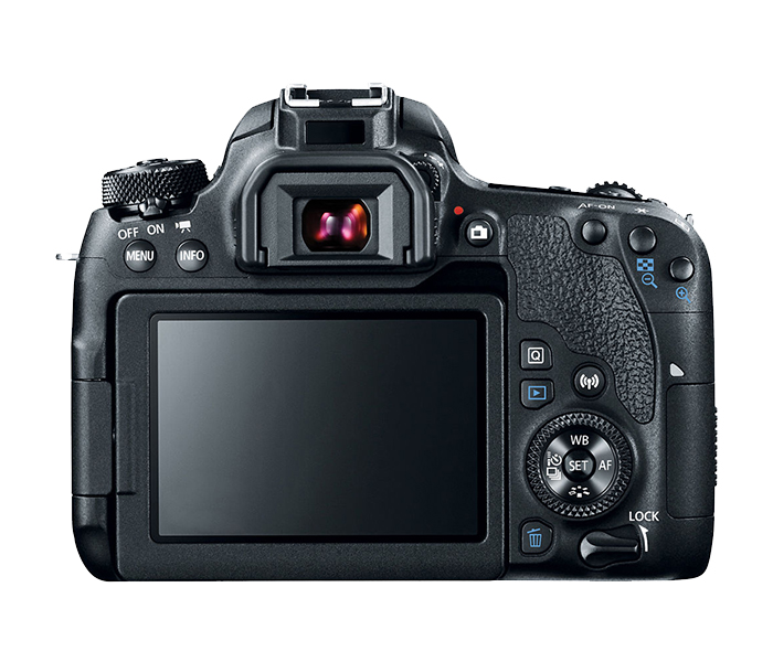 Canon EOS 77D EF-S 24.2 MP DSLR Camera with 18-55mm USM Lens - Black - Zoom Image 2