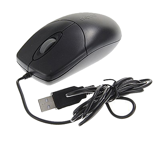 Rapoo N1020 Wired Optical Mouse - Black 10551 - Zoom Image 3