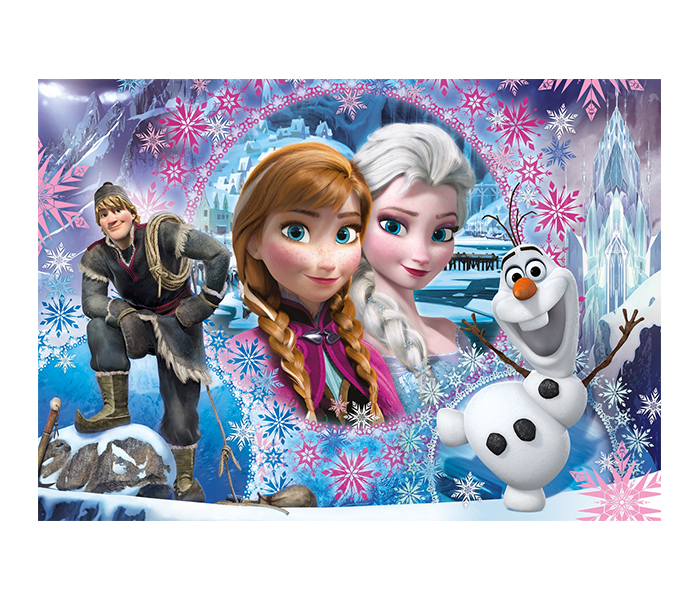 Clementoni 23662 Super Colour Frozen Maxi Queen of the North Mountain Children Puzzle - 104 Pieces - Zoom Image 1