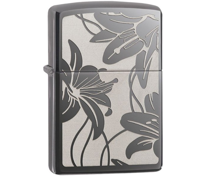 Zippo 29426 150 Lily Lighter Black - Zoom Image