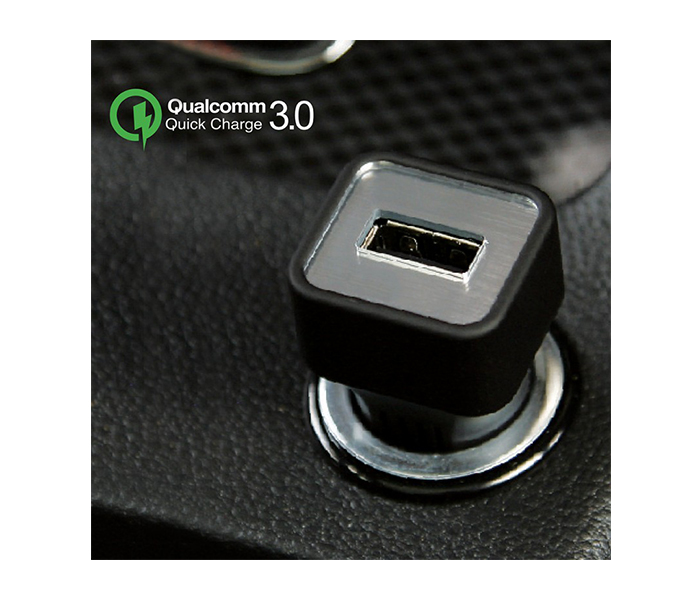 Trands TR-PC3142 Qualcomm Quick Charge 3.0 Micro USB Car Charger - Black - Zoom Image 2