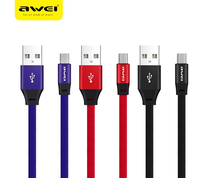 Awei CL98 Fast Data Cable for Samsung  Assorted - Zoom Image 1