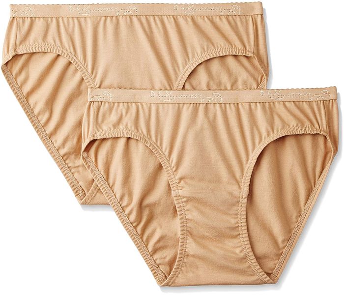 Jockey 1525-0210 Simple Comfort Bikni Plain, Light Assorted/L - 2Pieces Pack - Zoom Image