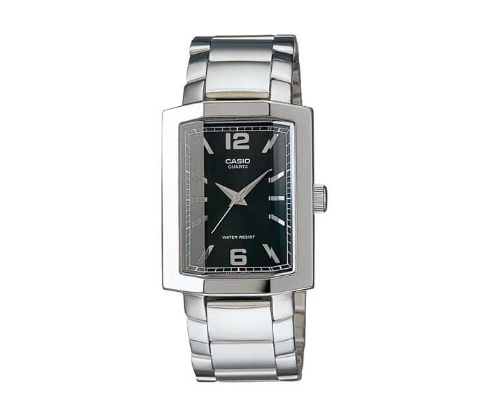 Casio MTP-1233D-1ADF Mens Analog Watch Silver and Black - Zoom Image