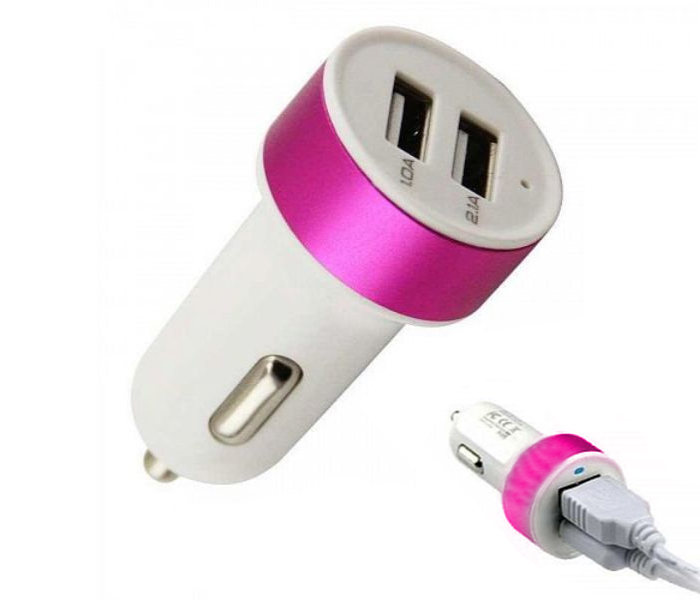 Offal AX702 2 in 1 Combo Pack Dual USB Port Adaptor Plus Bluetooth Music Receiver Multicolor - Zoom Image 7