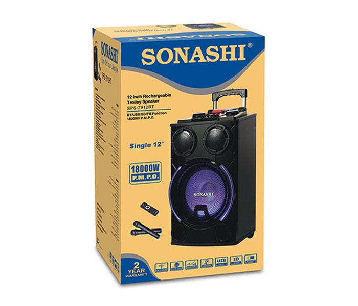 Sonashi SPS-7912RT 12-inch Rechargeable Trolley Speaker - Zoom Image 5