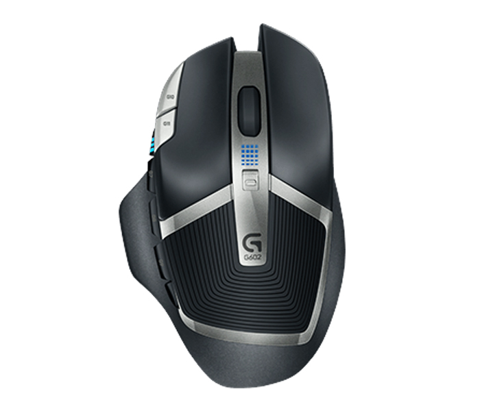 Logitech 910-003823 G602 Wireless Gaming Mouse - Silver & Black - Zoom Image 1