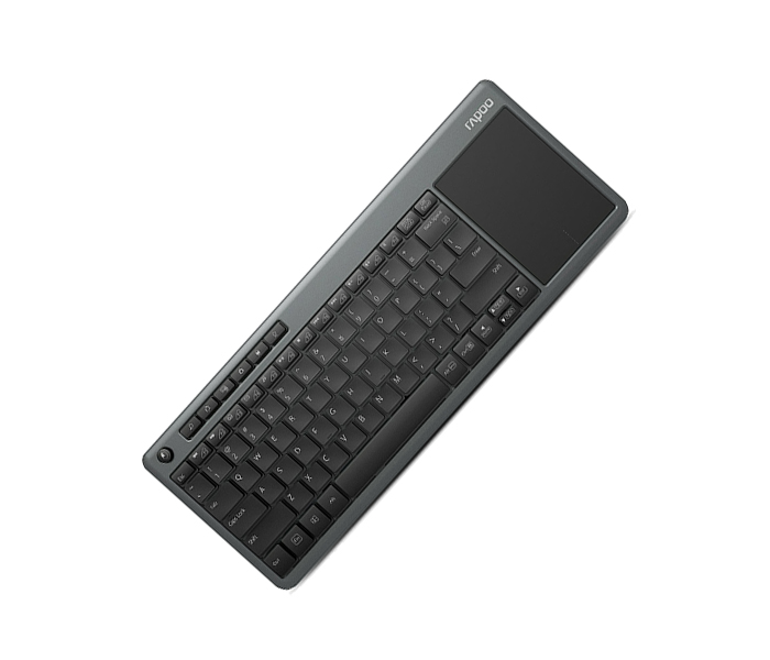 Rapoo K2600 Wireless Keyboard with Touchpad - Arabic, Black 16936 - Zoom Image 1