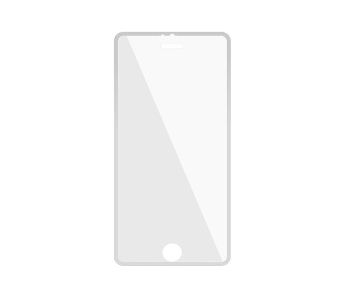 Promate UtterShield-iP6 Tempered Glass Ultra Thin Screen Protector, White - Zoom Image 2