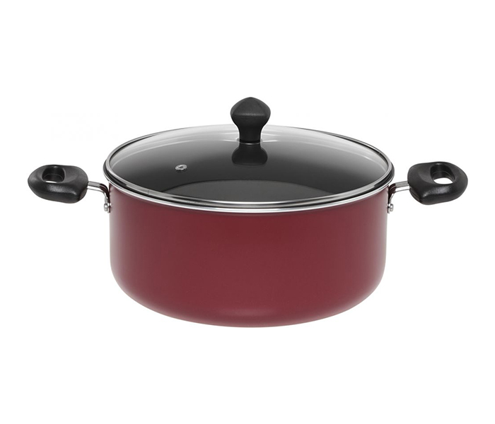 Prestige PR21569 9 Pieces Aluminum Non-Stick Cookware Set, Red - Zoom Image 2