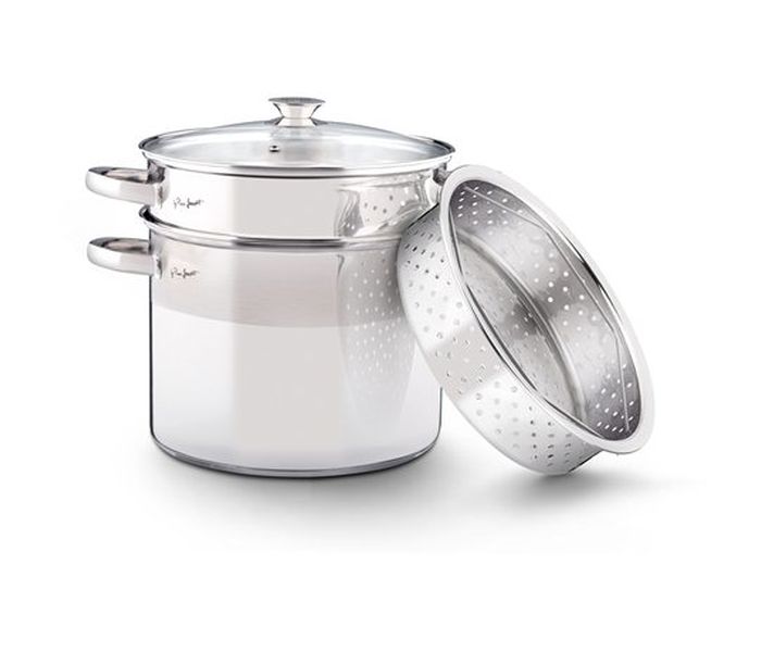 Lamart LT1067 22CM Stainless Steel Pasta Pot with Strainer & Steamer Basket - Zoom Image 3