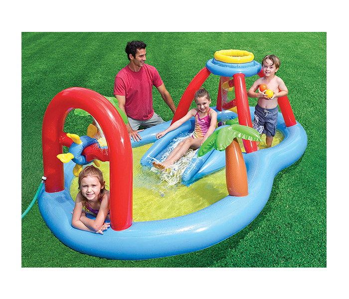 Intex ZX-57449 295 x 193 x 107CM Windmill Blow Play Centre - Zoom Image 1