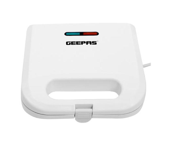 Geepas GS672 2 Slice Non Stick Sandwich Toaster - Black & White - Zoom Image 1