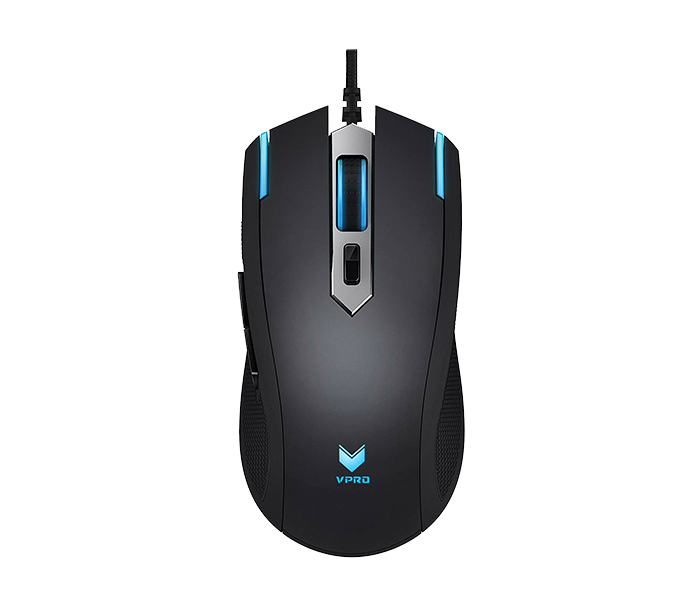 Rapoo V26 Vpro Multi Color Led Optical Gaming Mouse - Black - Zoom Image 5