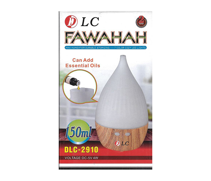 DLC 2910 200ML Mini Humidifier Durable Fawahah - White & Brown - Zoom Image