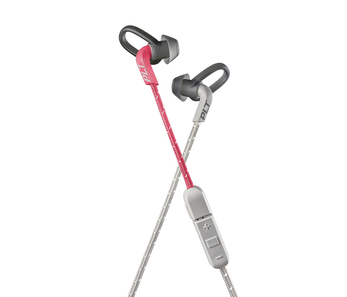 Plantronics Backbeat Fit300 Wireless Headset - Grey/Coral - Zoom Image 3