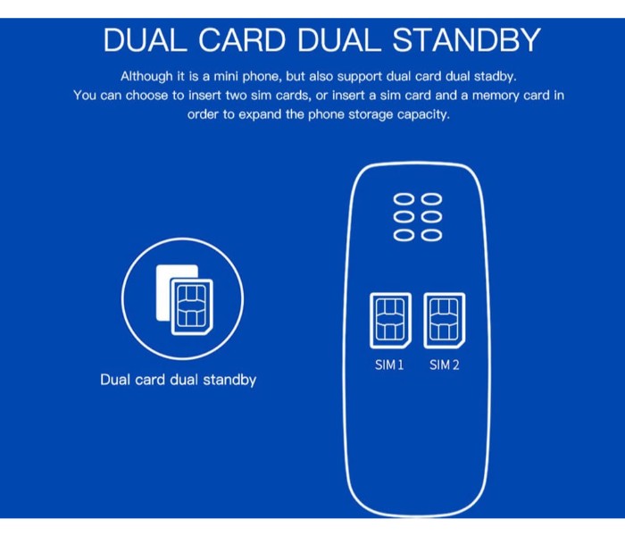 L8STAR BM-10 0.66' inch OLED 350mAh Dialer Dual SIM Dual Standby Mini Card Phone Assorted - Zoom Image 2