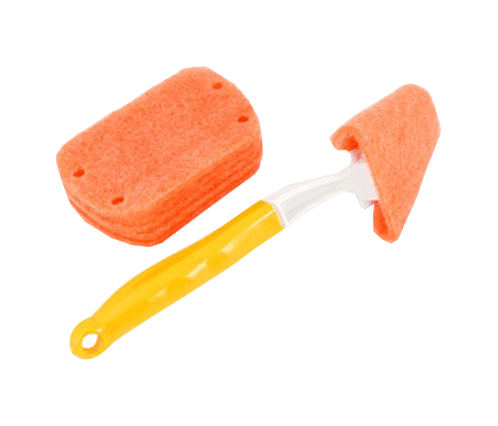 GP1804 Handheld Household Long Handle Cleaner with Interchangeable Scouring Pads - Zoom Image 1