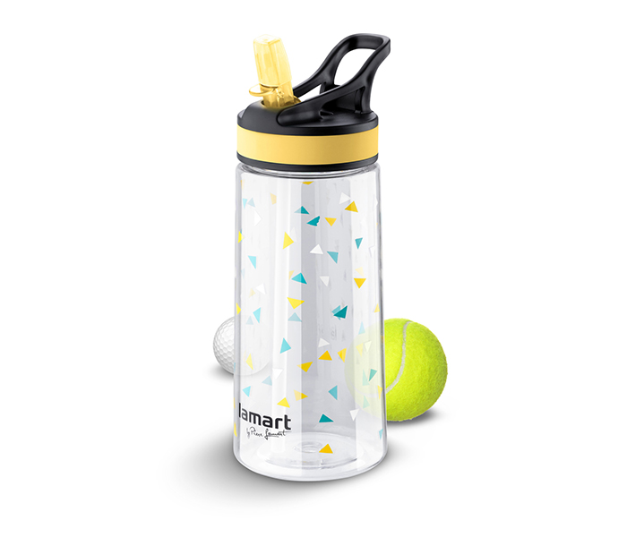 Lamart LT4035 500ML Sports Bottle with Straw - Yellow - Zoom Image 1