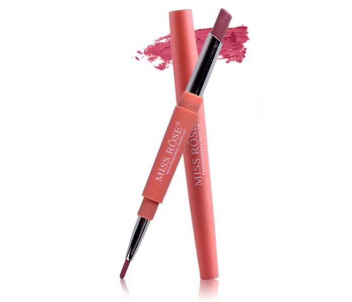 Miss Rose 7102-001A72 Sexy 2 In 1 Double Ended Waterproof Matte Lipstick  Beauty 07 - Zoom Image