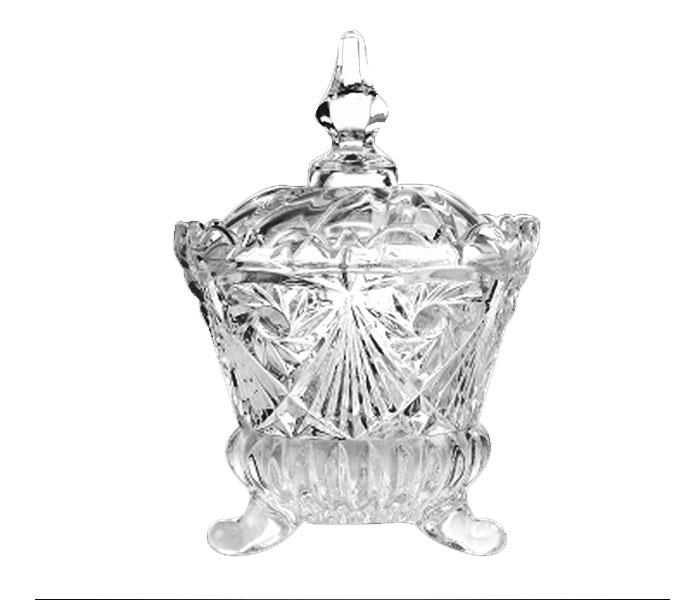 Royalford RF7960 Crystal Candy Glass Pot with Lid - Zoom Image