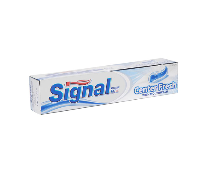 Signal N11294835A Center Fresh With Mouthwash Toothpaste - Blue, 120ml - Zoom Image