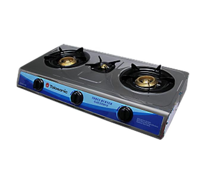 Tolosonic TS-GS123 3 in 1 Stainless Steel Gas Burner - Zoom Image 1