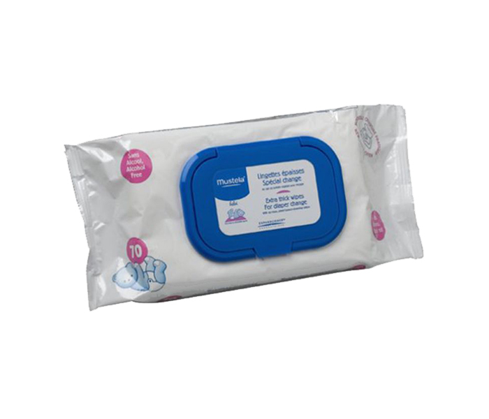 Mustela N16145874A Cleansing & Soothing Wipes for Diaper Change -  White, 70 Count - Zoom Image