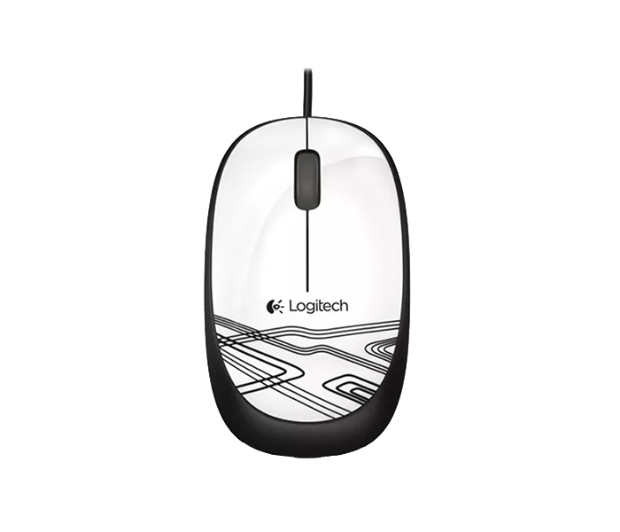 Logitech 910-002944 M105 USB Wired Mouse - White - Zoom Image 5