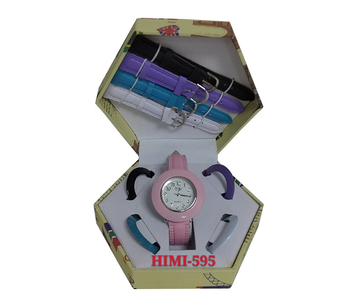 Himi 595 Color Changeable Strap & Dial Quartz Watch for Women - Zoom Image