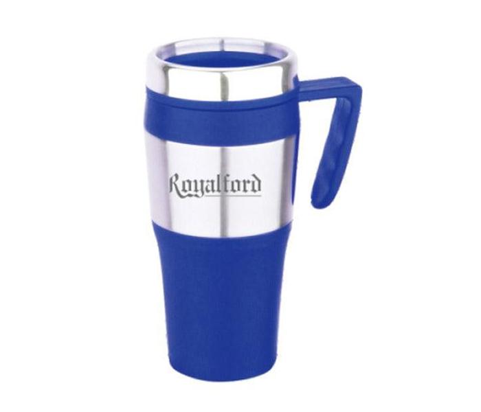 Royalford RF6153 16 oz Travel Mug - Blue - Zoom Image 1