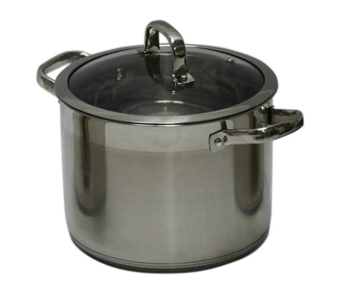 Lamart LTSS2418 Prestige 8L Stainless Steel Pot with Lid, Silver - Zoom Image