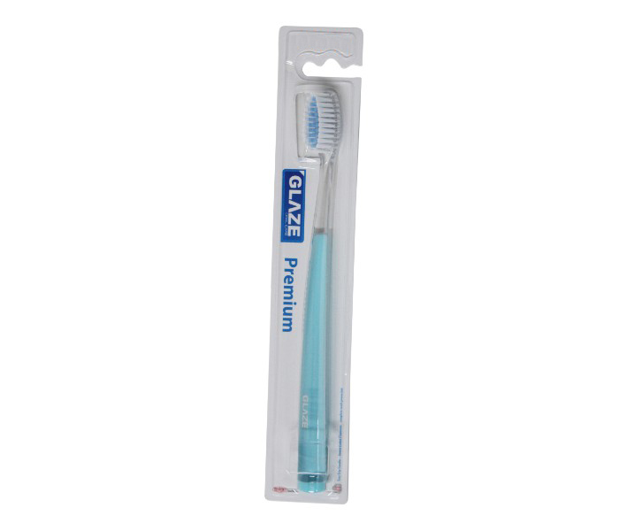 Glaze GL-237 Premium Medium Toothbrush Single Pack Blue - Zoom Image