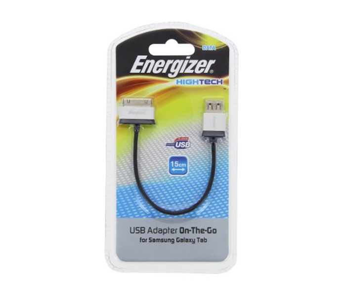 Energizer LCAEHOTGSM2 15 Cm Hightech On-The-Go USB Adaptor for Samsung Galaxy Tab - Zoom Image 1