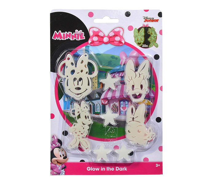 Simba 7052177 Glow in the Dark Minnie Stickers Set - Zoom Image 1