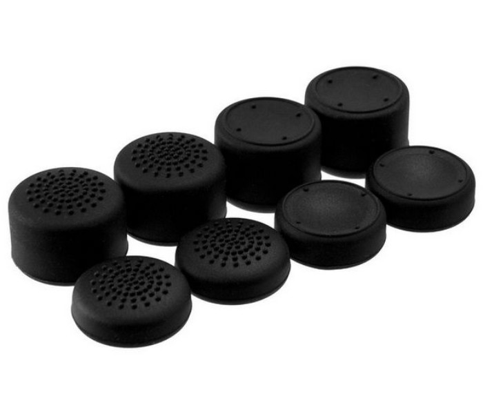 Thumbstick Silicon Case for PlayStation 4 Joystick Controller 8 Piece STGPS4 Black - Zoom Image 1