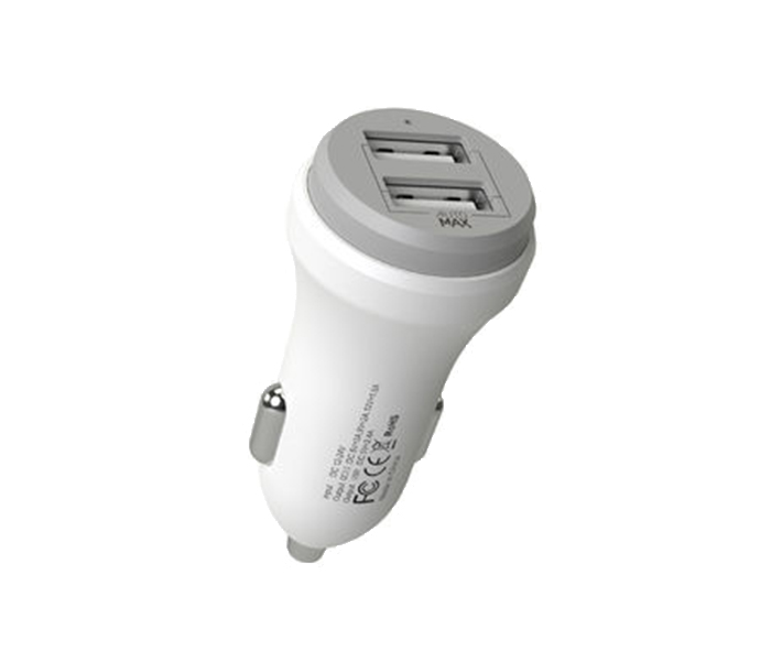 Mcdodo CC-3830 5V 2.4A Dual USB Car Charger - White - Zoom Image 2