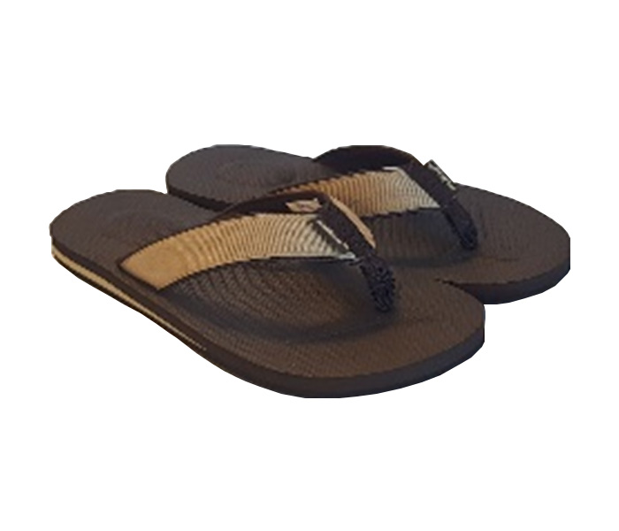 Puca PU17M4275 EU44 Chase Flip Flop Slippers for Men - Brown & Beige - Zoom Image