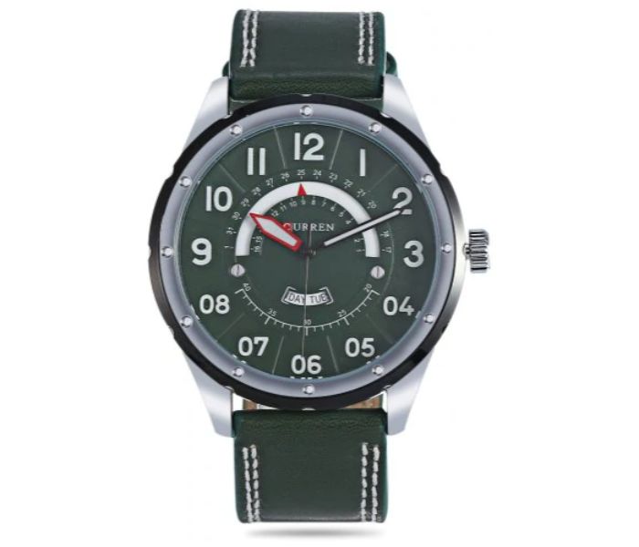 Curren 8267 Quartz Watch For Men Green - Zoom Image 2