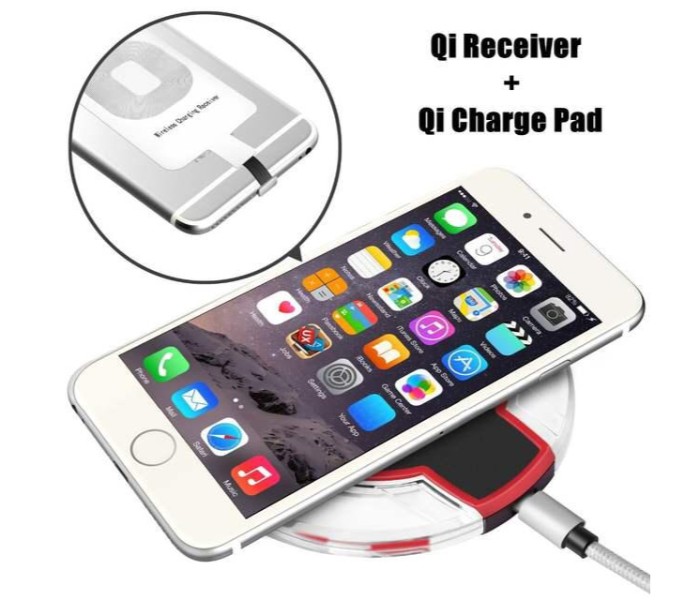 2 in 1 Wireless Fast Charging pad for All Qi Certified Devices WF21 Assorted - Zoom Image 2