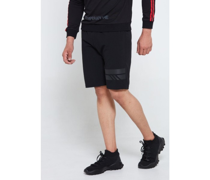 Petro OU10101 Mens Slim Fit Regular Shorts XL- Black - Zoom Image 1