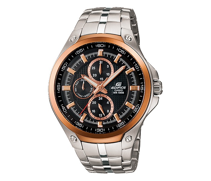 Casio Edifice EF-326D-1AVUDF Mens Analog Watch Silver and Black - Zoom Image