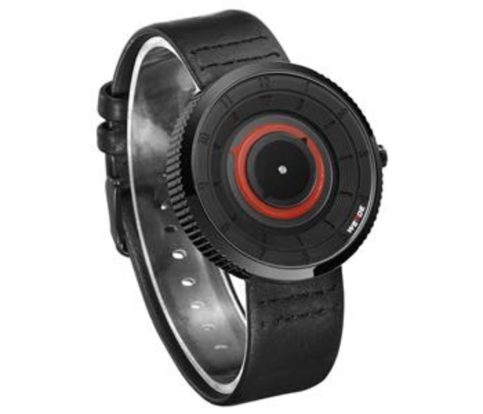 Weide WD 006LB Mens Analog Watch Black and Red - Zoom Image 2