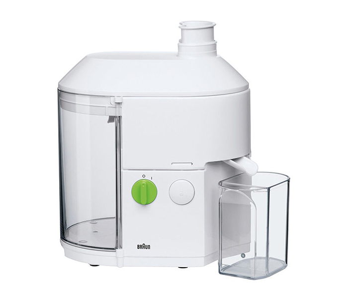 Braun SJ-3000 600W Tribute Collection Spin Juicer, White & Green - Zoom Image 4