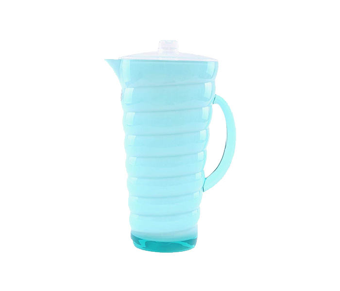 Royalford RF346N Acrylic Jug with Plastic Lid - Blue - Zoom Image 1