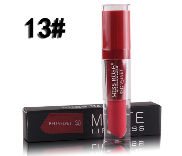 Miss Rose 7701-026M Longlasting Matte Lip Gloss 13 Red Velvet - Zoom Image