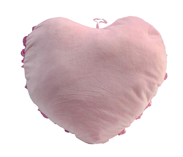 Rose Flowers Accent Pillows Heart Shaped Cushion - Rose - Zoom Image 1